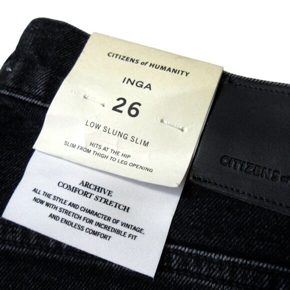 NWT Citizens of Humanity Inga in Stormy Low Slung Slim Stretch Jeans 26 $218 - Picture 5 of 6